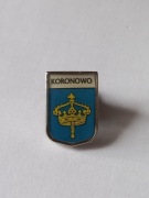 Herb miasta i gmina Koronowo przypinka pin odznaka wpinka
