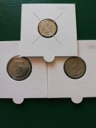 PRL 1990 rok obiegowe kpl 2 sztuk w holderach