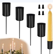 Świeczniki do wieńca adwentowego