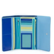 PORTFEL włoski damski  MyWalit miękka skóra niebieski