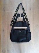 PLECAK DAMSKI MIEJSKI LEKKI PLECACZEK TORBA NA RAMIĘ czarny 