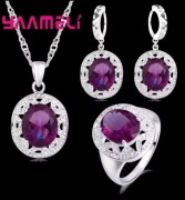 Komplet biżuterii damskej srebro 925