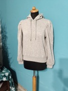 Bluza szara z kapturem damska 