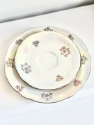 Zestaw 2 talerzyków deserowych porcelana
