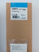 Oryginalny tusz Epson T6872 Cyan 700ml