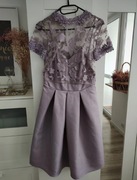 Fioletowa, liliowa sukienka 36