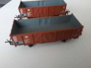 Wagony towarowe 2szt w skali tt 