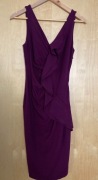 Sukienka fioletowa, na naramkach od Hoss Intropia, r. 38