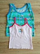 2 x Bluzka koszulka bez rękawów rozm. 92/98 - 2/3 lata