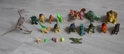 Dinozaury mega duży zestaw 23 szt. smok, guma plastik lego