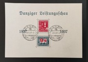 Danzig WMG Blok 3 Kasowany 1937