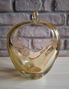 Koszyk szklany Pizzicato Hana Machovska czeskie szkło vintage Mstisov