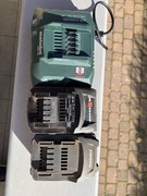 Zestaw Metabo – ładowarka ASC 55 + akumulatory 10.0Ah i 5.2Ah (18V LiHD).