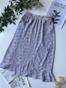 Spódnica w kwiatowy print floral midi 70% wiskoza