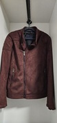 Kurtka Zara Ramoneska Marynarka Płaszcz Zamsz rozmiar M. Kolor Burgundowy