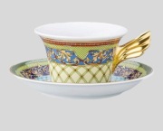 Filiżanka marki Rosenthal Versace złocona ekskluzywna prezen