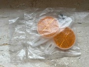 Nowe oryginalne odblaski na szprychy Romet 2 szt Wagant Wigry Jubilat