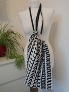 Marc Jacobs czarno-biały worek ze ściągaczem 50x45cm