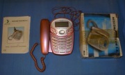 Wielofunkcyjny stylizowany rzadki aparat telefoniczny SANDRA M620 rok 2005
