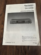 Oryginalna instrukcja obsługi SH-GE90 język angielski 