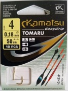 Haczyki z przyponami Kamatsu Tomaru Waggler 4/0,18mm