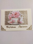 kartka karnet NAJLEPSZE ŻYCZENIA / 6