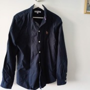 Koszula Polo Ciemny granat wchodzący w czerń 