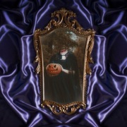 Goth Halloween Plakat Wydruk Artystyczny A4