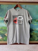 koszulka z nadrukiem usta uniseks bluzka t-shirt przewiewna bawełniana