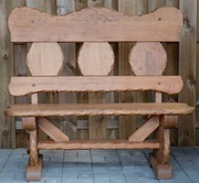 Ławka z litego jesionu