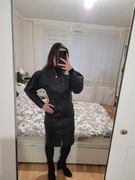 "Fashion TV x Al_Bundy"- Skórzany płaszcz Femme Fa