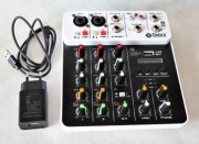 Mikser audio 4 kanałowy Debra V4 (Bluetooth 5.0,Phanton 48V)