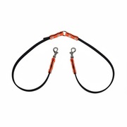 Dwójnik do smyczy HEXA 2x 40cm 10mm - mini psy