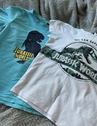 zestaw 2 pary koszulek chłopięcych jurassic world