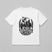 Legia Warszawa Koszulka Kibicowska Piłkarska z Herbem Klubu Nowa Unisex S