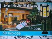 Mocny kinkiet solarny, zewnętrzny z pilotem