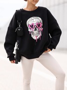 BLUZA DRESOWA BASIC OVERSIZE NADRUK NOWA KOLEKCJA POLSKA MARKA 