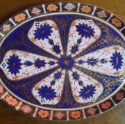 Owalny talerz kolekcjonerski old imari 1128 sygn.Royal Crown Derby 