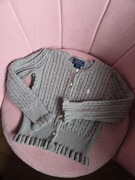 Sweterek kardigan Ralph Lauren warkocz 