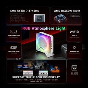 Minikomputer Firebat MN 56 Ryzen 7 8745HS 32GB 1TB W11P