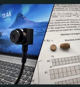 Mikro kamera oraz słuchawka