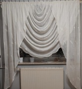 Firana marszczona ecru 