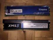 Ram 8GB 2x4 DDR3 1333MHz Corsair, Kingston