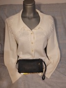 PRL oldskulowy sweterek 