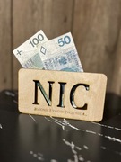 Personalizowane Etui podarunkowe na banknoty drewniany prezent urodzinowy