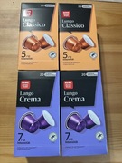 Kapsułki do ekspresu Nespresso Lungo Classico i Lungo Crema,razem 80 sztuk,