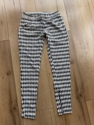 Spodnie materiałowe w pepitkę - Zara - rozmiar M