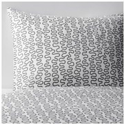 IKEA Krakris Pościel komplet 150x200 / 50x60 + Poduszka dekoracyjna Krakris