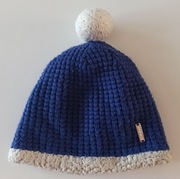 zimowa czapka z pomponem granatowa 6-12 lat Wedze Decathlon spo