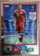 PANINI CHAMPIONS LEAGUE 2013/2014 FANS FAVOURITE BASTIAN SCHWEINSTEIGER